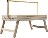 Table HI Puzzle - Assiette Puzzle avec LED – avec 4 tiroirs – 54×40 cm – bois