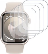 4x Screenprotector geschikt voor Apple Watch 9 45mm - Folie Screen Protector geschikt voor Apple Watch 9 45mm
