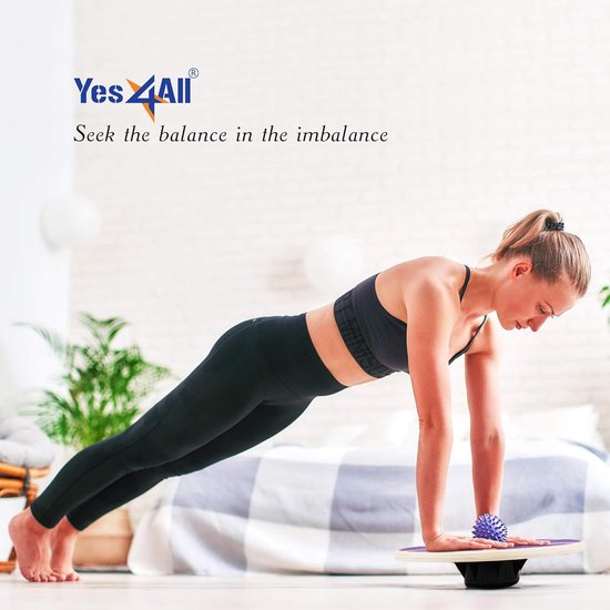 Planche D'équilibre Montessori Yes4All Oscillante 40/41cm Pour Entrainement