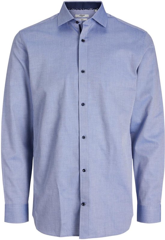 Foto: Jack jones jprblaparker detail shirt l s noos heren overhemd maat xxl