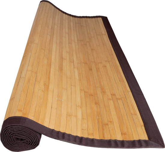 Tapis Bamboe Caramel 200 x 300 cm - tapis en bambou carré - tapis