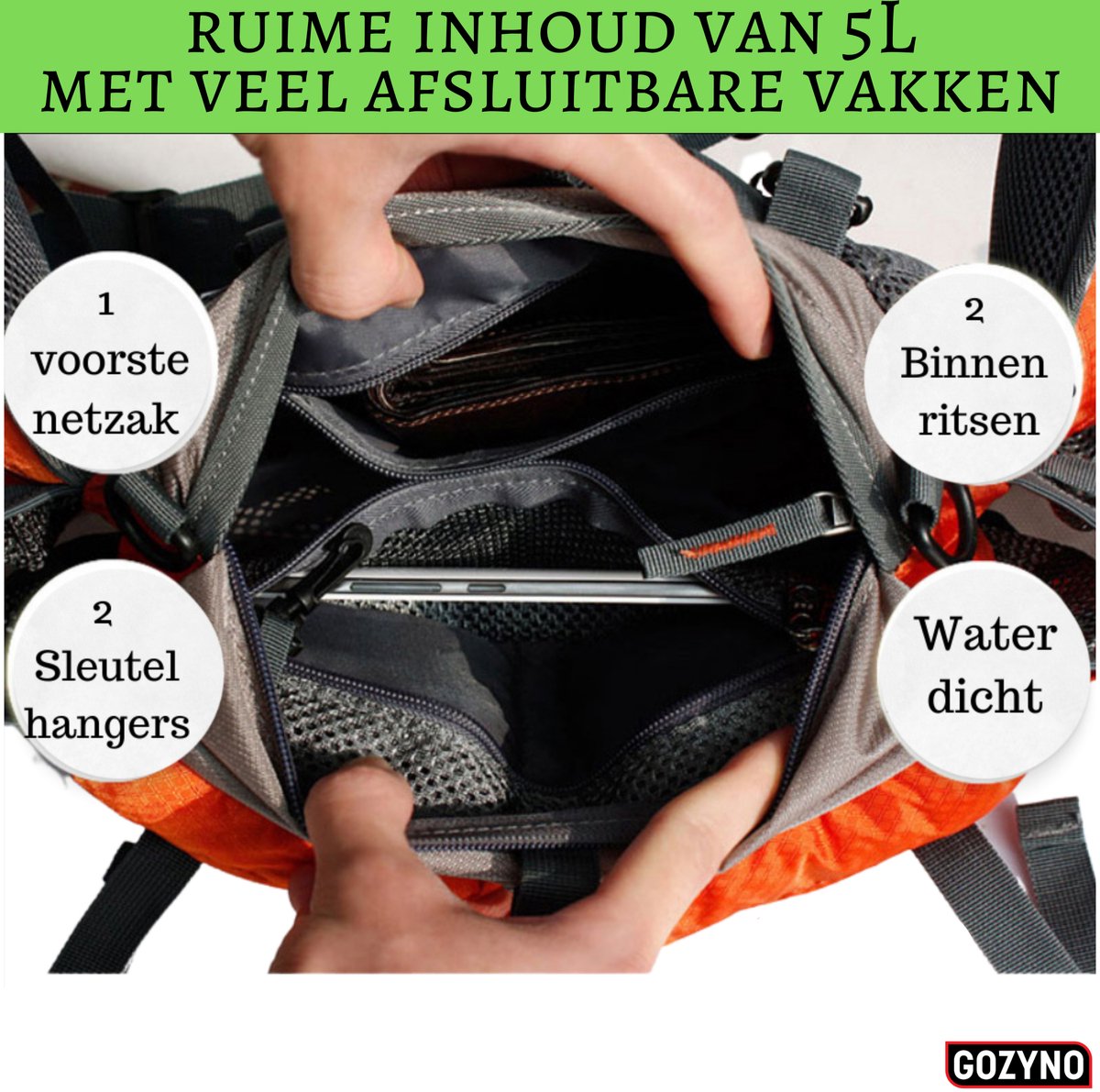 Running Heuptas Water Fles Hydratatie Riem Met Wat