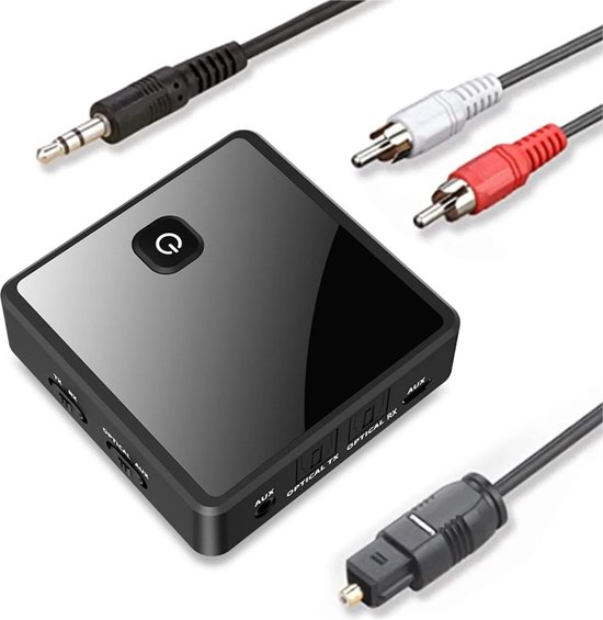 VECO Émetteur Bluetooth – Émetteur Bluetooth Récepteur et émetteur TV 2 en  1 –