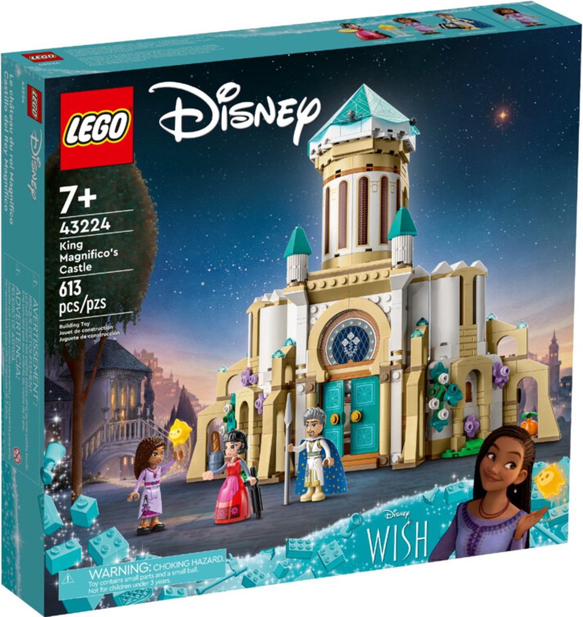 LEGO Disney Wish Kasteel du Roi Magnifico Wish Film Set - 43224 | bol