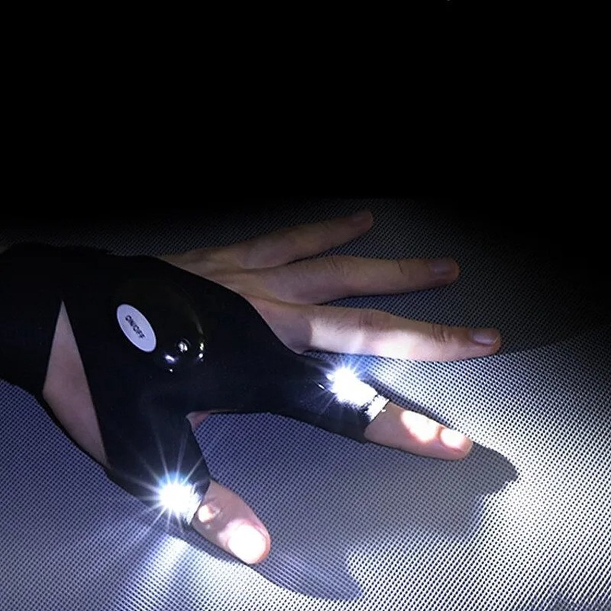 BaykaDecor - Gants LED Premium sans doigts - Gant avec Siècle des Lumières  - Plein air