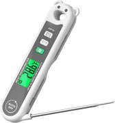 Vleesthermometer - Grillthermometer, Keukenthermometer - Digitale Braadthermometer Met Opvouwbare Sonde - Direct Uitlezen, Auto Aan/Uit - Braden - Koken - Grillen - Bakken