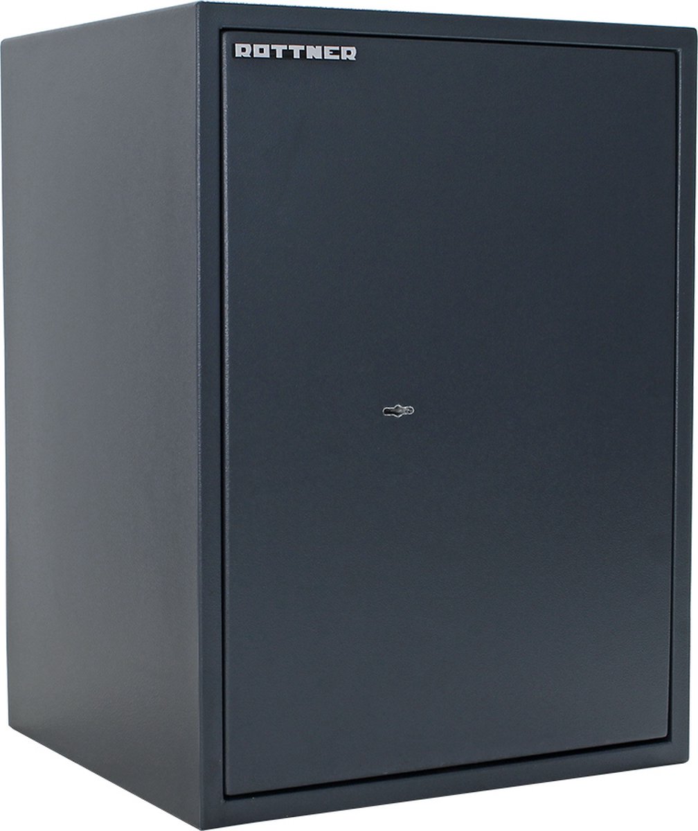 Rottner Gecertificeerde Meubelkluis PowerSafe 600 IT|Sleutelslot |60x44,5x40cm|48kg|Inbraakwerend:S2 gecertificeerd volgens EN 14450 |