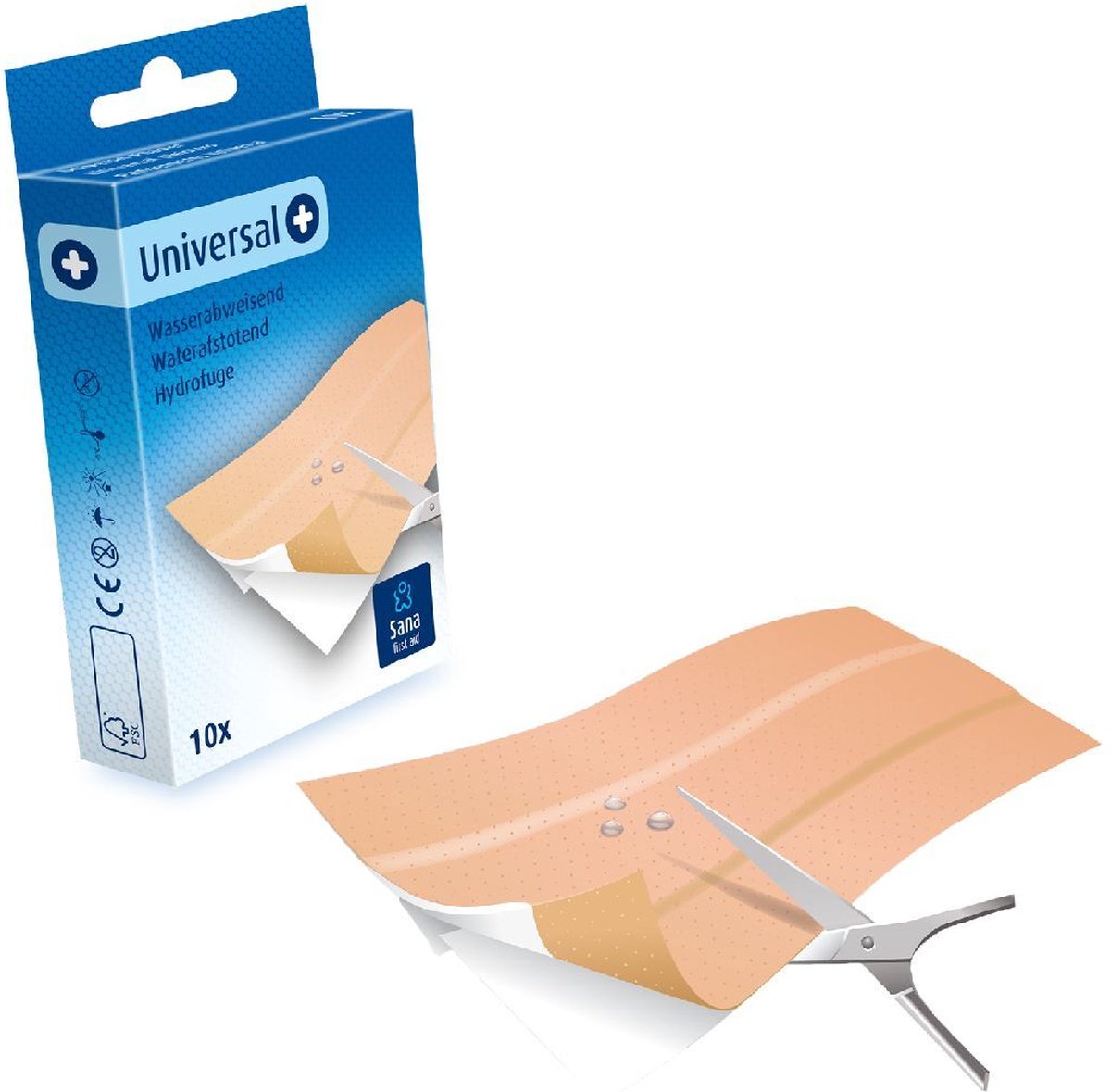 Goedkoopste Sana First Aid Wondpleister Universal