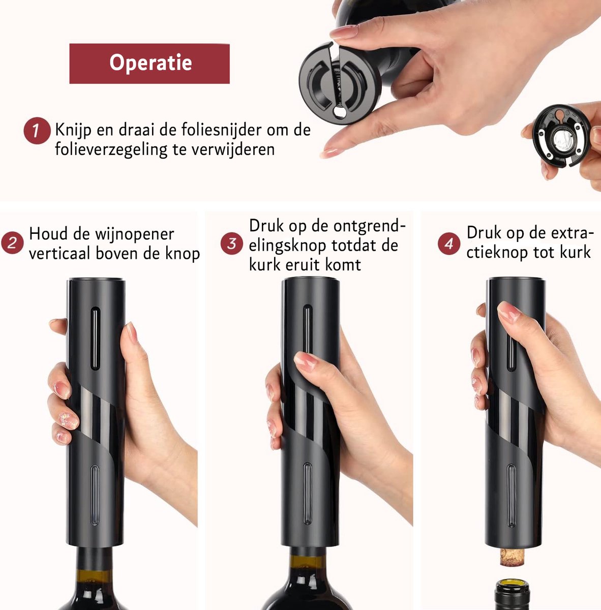 Tire Bouchon Electrique Rechargeable 6 en 1 - Coffret Ouvre Bouteille USB - Idée Cadeau Original - La cave