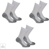 Boru Bamboo - 3-Pack - Wandelsokken XP - Bamboe - Antibacterieel - Heren / Dames - wit - 39-42 - 2342