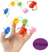 Vingerpoppetjes 24 STUKS - Vingermonsters - Uitdeelcadeaus voor Kinderen - Traktatie - Speelgoed voor Kinderen