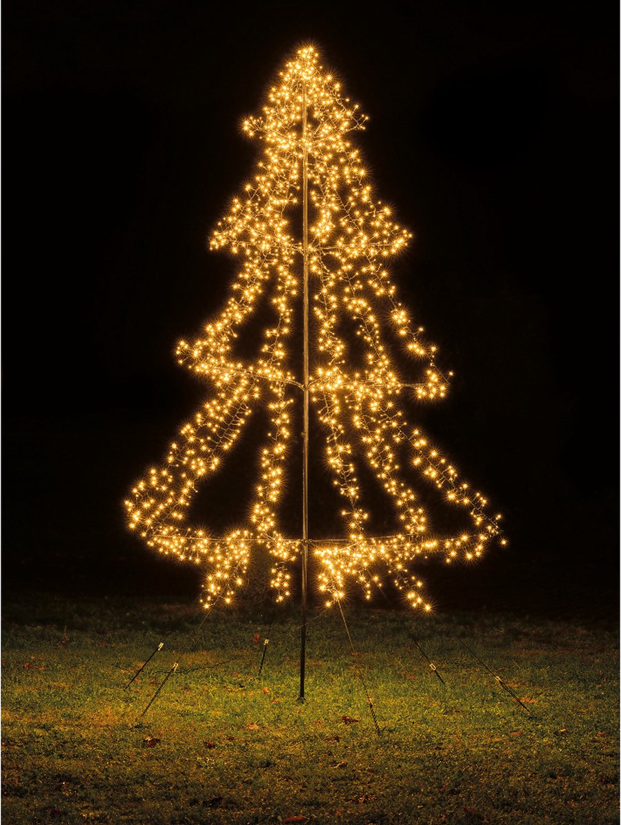 300 cm LED Inflatable Christmas Tree with LED Lighting, Self-Inflating Christmas Decoration, IP44 Waterproof, Outdoor Christmas Tree for Christmas, Courtyard, Decorations for Xmas Lawn, Yard, Garden