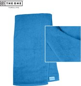 The One Towelling Sporthanddoek - Fitness handdoek - 100% Gekamd katoen - 450 gr/m² - 30 x 130 cm - Turquoise