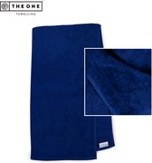 The One Towelling Sporthanddoek - Fitness handdoek - 100% Gekamd katoen - 450 gr/m² - 30 x 130 cm - Effectieve Vochtopname - Wasbaar tot 60 graden - Navy