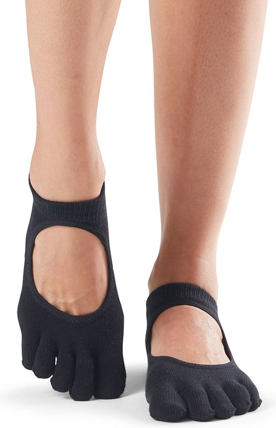 ToeSox - Bellarina - Antislip Sokken - Zwart van ToeSox — afbeelding 2