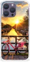 Back Case TPU Siliconen Hoesje Geschikt voor iPhone 15 Pro Max Telefoon Hoesje met doorzichtige rand Amsterdamse Grachten