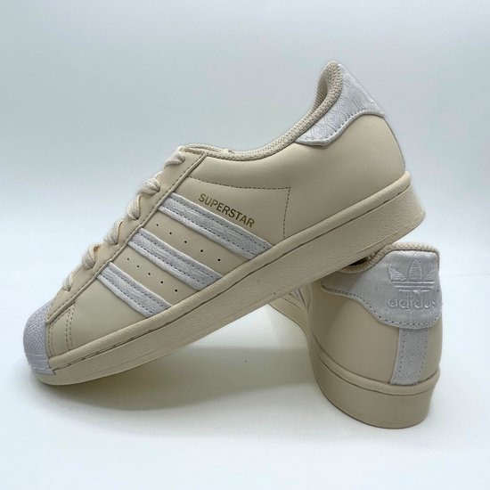 Adidas Superstar Maat 40 2 3 Dames Sneakers Beige Wit bol