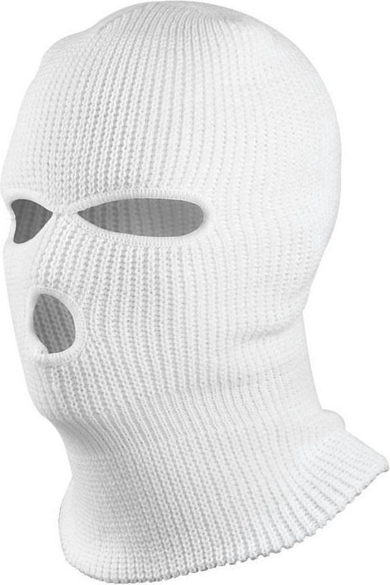 CHPN – Bivakmuts Balaclava Motormuts- Skimuts Helmmuts – Universeel Wit