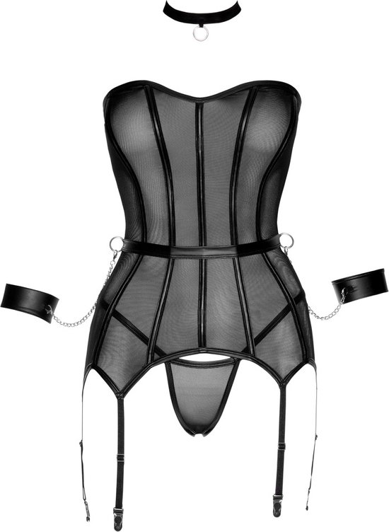 Opwindend transparant corset