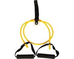 Fitness tube Licht Schoudertrainer - Geel - inclusief oefenboekje