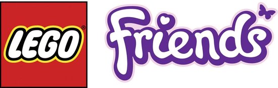 Logo's van LEGO en LEGO Friends.