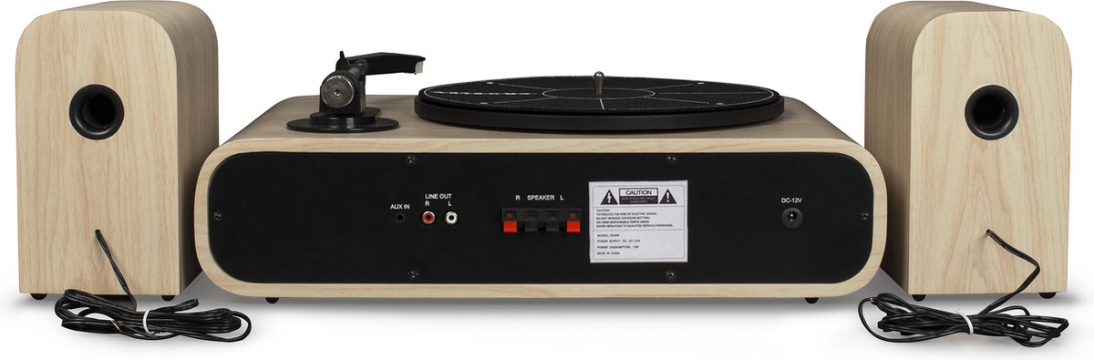 Crosley Gig Natural platine vinyle Bluetooth avec enceintes