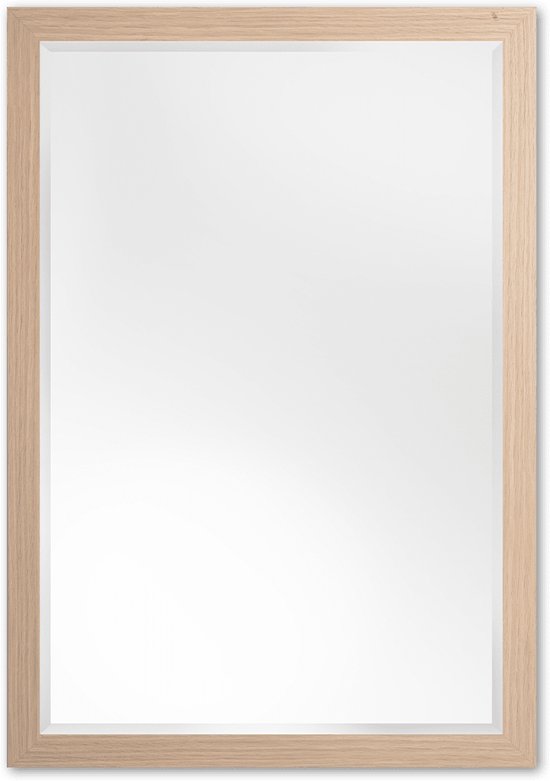 Miroir scandinave 58x68 cm Bois clair - Kate