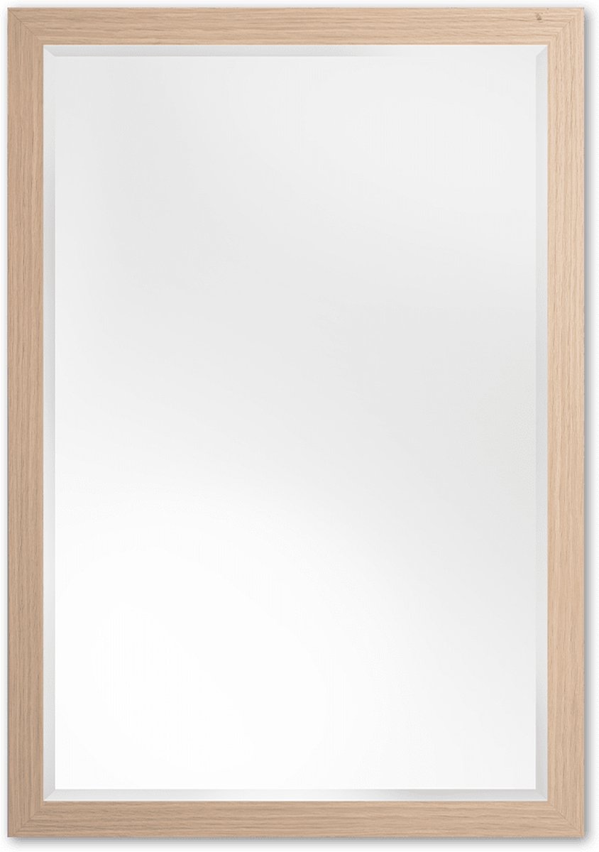 Miroir scandinave 58x68 cm Bois clair - Kate | bol
