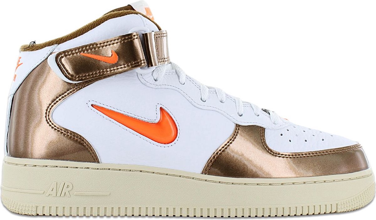 Nike Nike Air Force 1 Mid QS Heren Sneakers Schoenen Leer DH5623-100 Wit