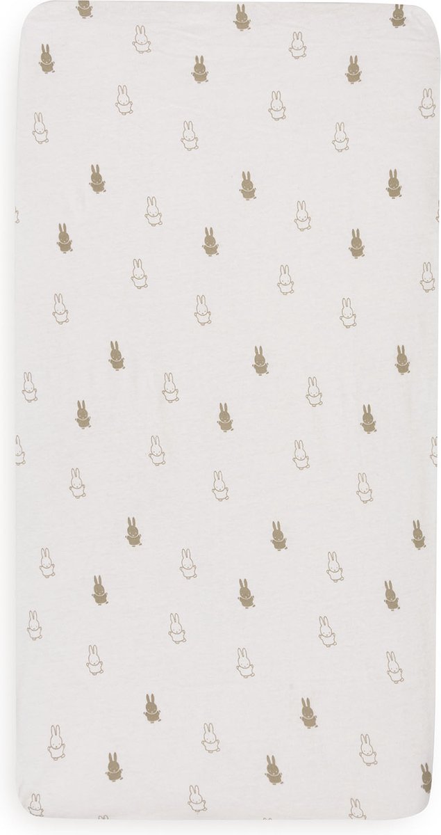 Housse matelas à langer en jersey Happy Miffy Nougat (50 x