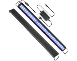28W LED aquarium met timer schelpdieren decoratie waterdicht - Geschikt voor aquaria van 64-90cm - Aquarium led RGB verlichting - Drie verlichtingsmodi- Ingebouwde timerregelaar- Schaalbare beugel