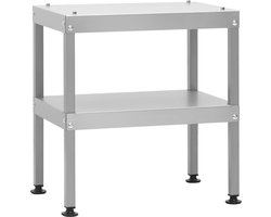 vidaXL - Tafel - voor - rookoven - 40x28x44,5 - cm - gegalvaniseerd - staal