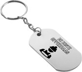 Akyol - le meilleur porte-clés patron - Patron - collègue amis de la famille - cadeau - 54 x 29mm