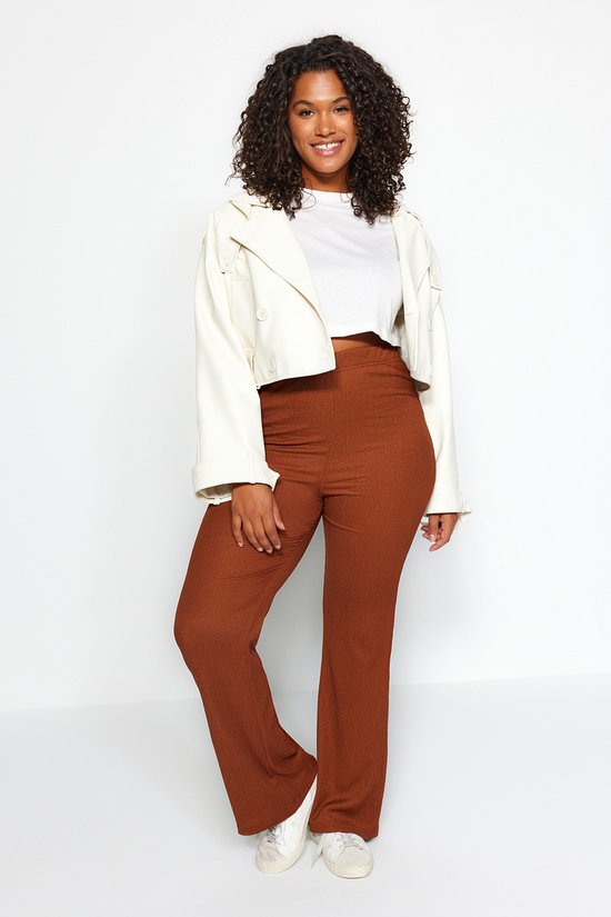 Pantalon de femme enceinte couleur unie et mince pantalon de