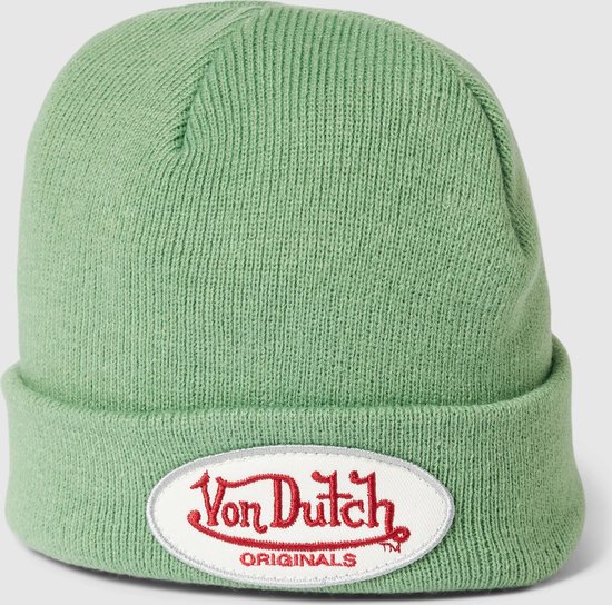 Bonnet Von Dutch - Collection Hiver '23 - Vert - Chapeau pour homme - Chapeau pour femme - Chapeaux