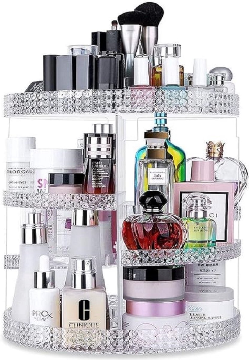 make-uptafel, parfumorganizer - osmetics organizer for storage - cosmetica-organizer voor opslag