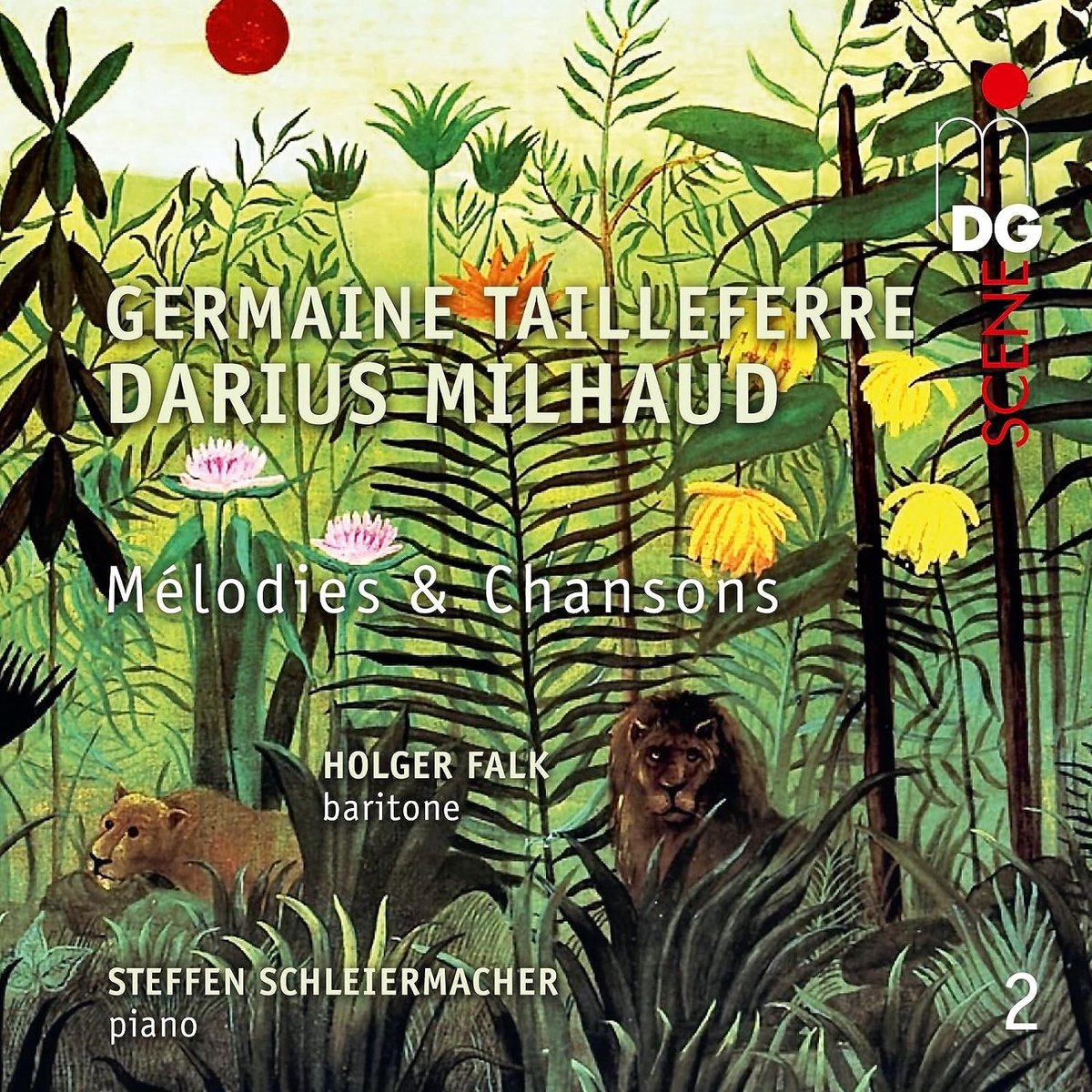 Holger Falk & Steffen Schleiermacher - Tailleferre & Milhaud: Mélodies Et Chansons, Vol.2 (CD)