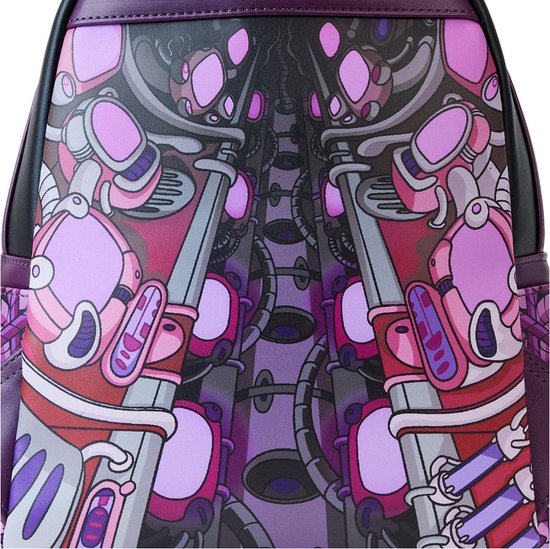Loungefly Nickelodeon Invader Zim Secret Lair Mini Backpack, Officially Licensed Vegan Leather Character Backpack - View #6
