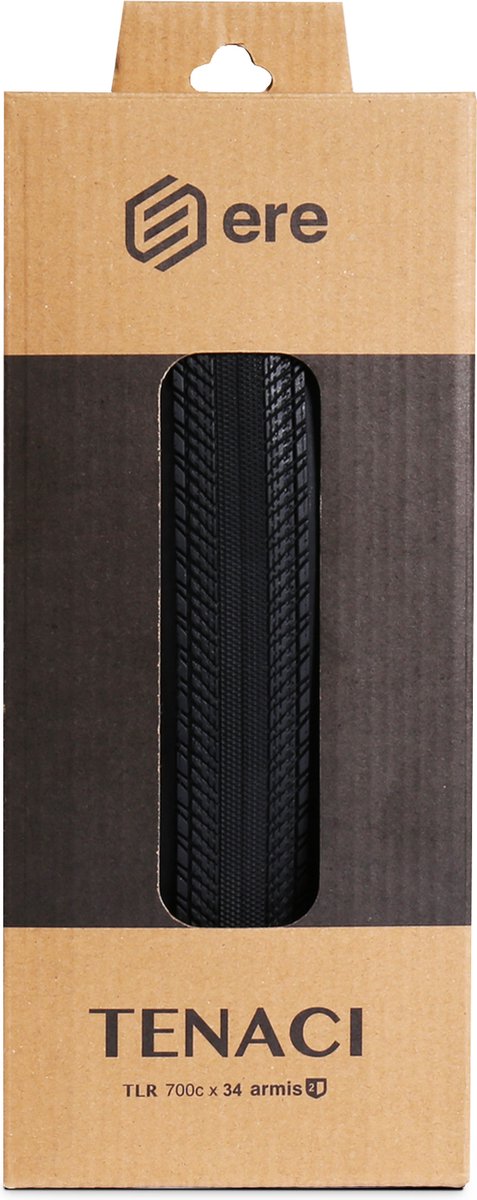 Ere Research Tenaci TLR Fietsband 28 inch - Opvouwbare draadband - Armis 2 - 700 x 34c - 34-622 - Skinwall
