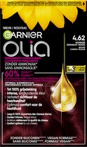 Garnier Olia 4.62 - Donker Granaat Rood - Haarverf zonder Ammoniak voor een aangename geur