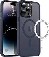 Casify Classic Hybrid iPhone 12 Pro Max Hoesje met MagSafe - Mat Donkerblauw