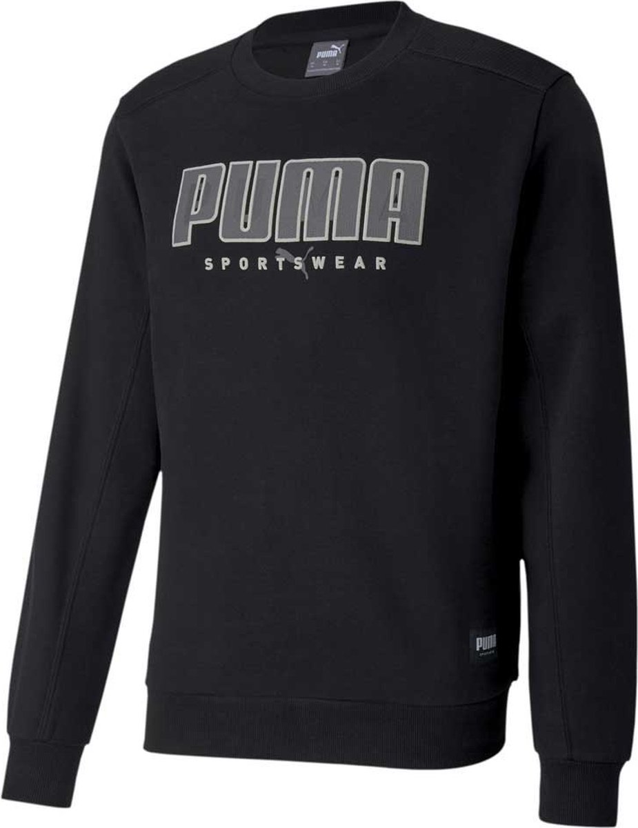 Puma Athletics Crew Sweat Puma Noir - M - Homme | bol