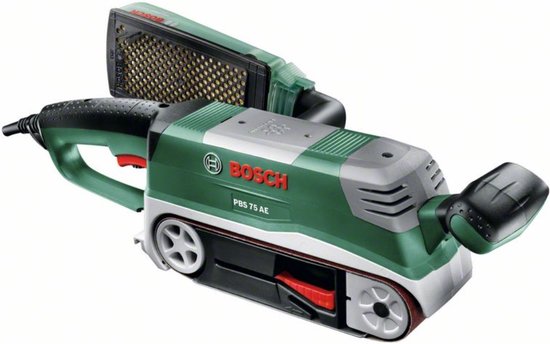 Bosch PBS 75 AE Bandschuurmachine - op snoer - 750 W - Met parallel- en verstekgeleider