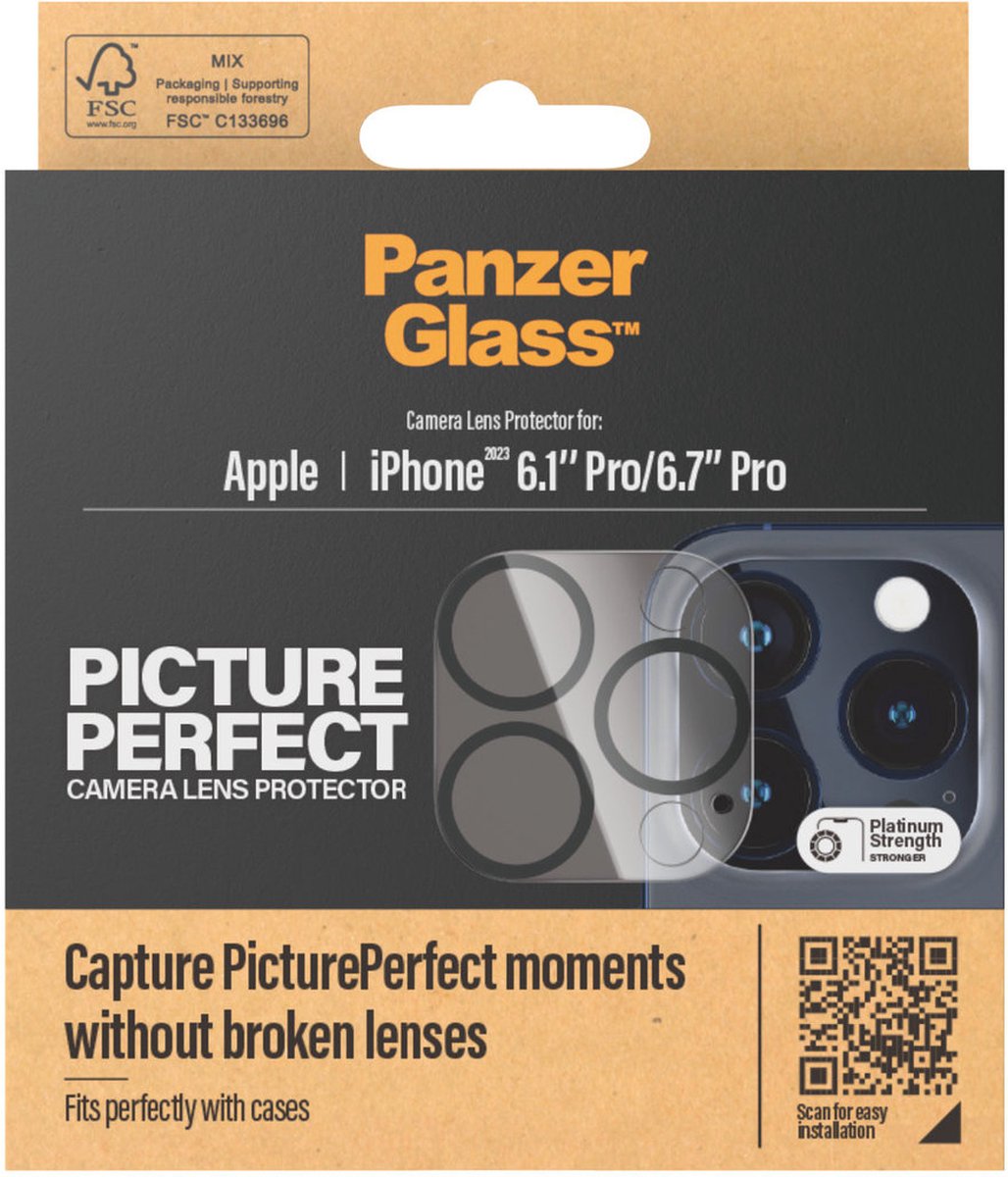 PanzerGlass PicturePerfect - Apple iPhone 15 Pro Verre trempé