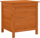 vidaXL Coffre de rangement de jardin - Bois de pin Massief - 50 x 49 x 56,5 cm Coffre de rangement de jardin - Opbergbox - Armoire en bois - Étagère extérieure - Surface de rangement