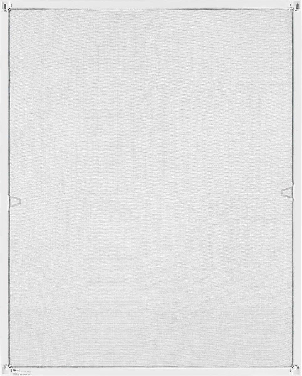 Vliegenhor / Raamhor / Hor - 130 x 150 cm - Wit - Incl. Bevestigingsmateriaal
