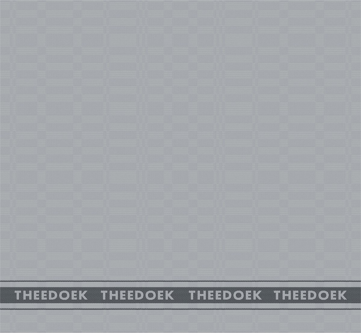DDDDD - 6x Theedoek - Pelle - 60x65 cm - Grijs - Set van 6 stuks