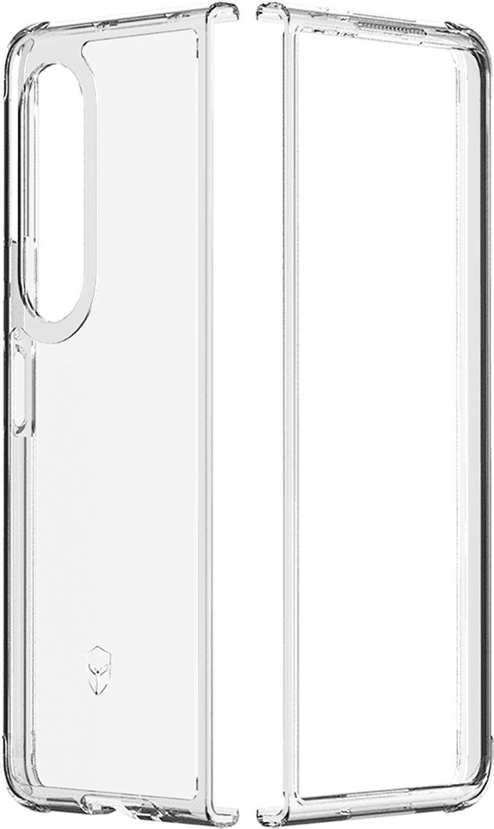 Force Case Duo Galaxy Z Fold 4 hoesje, Anti-drop 2m Levenslange garantie - Transparant