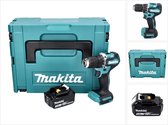 Makita DDF 487 F1J accuboormachine 18 V 40 Nm borstelloos + 1x oplaadbare accu 3.0 Ah + Makpac - zonder oplader