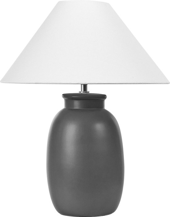 PATILLAS - Tafellamp - Zwart - Keramiek